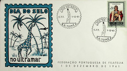 1961 São Tomé E Príncipe Dia Do Selo / Saint Thomas And Prince Stamp Day - Journée Du Timbre