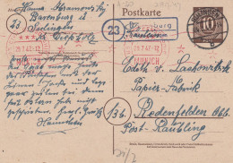 Bund Zensurpost Aus Dem Jahr 1947 Von Bullingen Nach Redenfelden - Covers & Documents