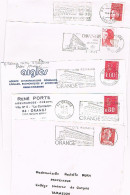 84 ORANGE,VAISON La ROMAINE 13 ARLES Lot De 10 Plis Thème Antiquités,ruines Romaines  (1383)) - Maschinenstempel (Werbestempel)