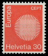 SCHWEIZ 1970 Nr 923 Postfrisch X66F0C6 - Unused Stamps