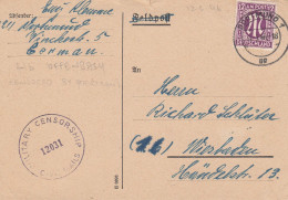 Bund Zensurpost Aus Dem Jahr 1946 Von Dortmund Nach Wiesbaden - Storia Postale