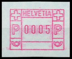 SCHWEIZ AUTOMATENMARKEN A3 Nr 3yavI 0005 Postfrisch X67963A - Automatic Stamps
