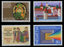 SCHWEIZ 1978 Nr 1116-1119 Postfrisch S2D4156 - Unused Stamps