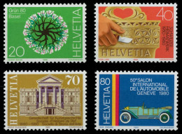 SCHWEIZ 1980 Nr 1170-1173 Postfrisch S2D4242 - Ungebraucht