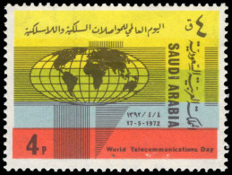 Saudi Arabia 1972 World Telecommunications Day Unmounted Mint. - Saudi Arabia