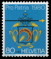 SCHWEIZ PRO PATRIA Nr 1179 Postfrisch S2D425A - Nuevos