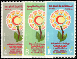 Saudi Arabia 1974 Tenth Anniversary (1973) Of Saudi Arabian Red Crescent Society Unmounted Mint. - Saudi-Arabien