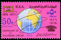 Saudi Arabia 1976 Telephone Centenary Unmounted Mint. - Saudi Arabia