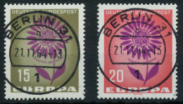 BRD BUND 1964 Nr 445-446 Zentrisch Gestempelt X69B5BA - Usati