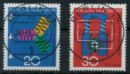 BRD BUND 1966 Nr 521-522 Zentrisch Gestempelt X69B64A - Gebruikt