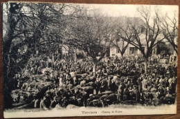 Cpa 24, Dordogne, Thiviers, Champ De Foire, Animée, Bestiaux, Maquignons, Etc, Cliché Eymard, écrite En 1921 - Thiviers