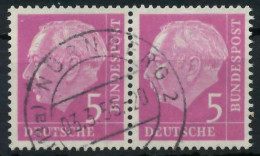 BRD BUND DS HEUSS 1 Nr 179x Zentrisch Gestempelt WAAGR PAAR X69B83E - Used Stamps