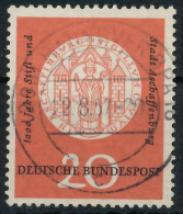 BRD BUND 1957 Nr 255 Zentrisch Gestempelt X69B96E - Oblitérés
