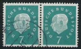 BRD BUND DS HEUSS 3 Nr 302 Gestempelt WAAGR PAAR X69B9FA - Used Stamps