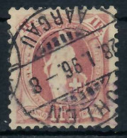 SCHWEIZ STEHENDE HELVETIA Nr 63XCa Zentrisch Gestempelt X6AA5E2 - Used Stamps