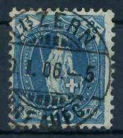 SCHWEIZ STEHENDE HELVETIA Nr 75 Zentrisch Gestempelt X6AA6AA - Used Stamps