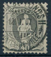 SCHWEIZ STEHENDE HELVETIA Nr 77A Zentrisch Gestempelt X6AA6B6 - Used Stamps