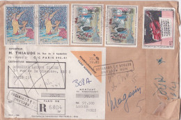 1969--lettre Recommandée Contre-Remboursement De PARIS 108 Pour PARIS 13°--timbres, Griffe, Cachet Au Verso - 1961-....