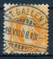 SCHWEIZ STEHENDE HELVETIA Nr 88Da Zentrisch Gestempelt X6AA722 - Used Stamps