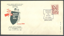 .Yugoslavia, 1964-05-01, Croatia, Karlovac, Month Of Protection At Work, Special Postmark & Cover - Autres & Non Classés