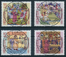 SCHWEIZ PRO PATRIA Nr 1393-1396 Zentrisch Gestempelt X6AA9A2 - Oblitérés