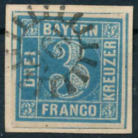 BAYERN MÜHLRADSTEMPEL AUF Nr 2II GMR 195 ZENTR- X6DE292 - Used