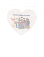 Autocollant Plus Fort Ensemble APF France Handicap (1390) - Stickers