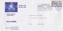 1986--lettre Illustrée De NANCY-54 Pour TOMBLAINE-54--timbre Sauvetage Du Lac Léman Seul Sur Lettre, Cachet - 1961-....