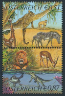ÖSTERREICH 2002 Block 16 Zd1 Postfrisch SENKR PAAR S37DDFE - Unused Stamps