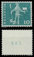 SCHWEIZ ROLLENMARKEN Nr 697yR OKB Postfrisch X7289F2 - Coil Stamps