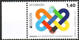 LUXEMBOURG,LUXEMBURG, 2023, MAI AUSGABE, FRIDDEN, FRIEDEN, PEACE,, POSTFRISCH, NEUF, - Ungebraucht