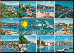 °°° 31155 - CROAZIA - POZDRAV IZ HRVATSKOG PRIMORJA I KVARNERA - 1971 With Stamps °°° - Croatie