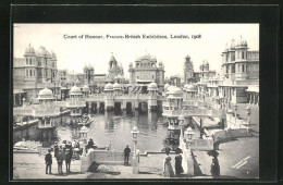 AK London, Franco-British Exhibition 1908, Court Of Honour  - Expositions