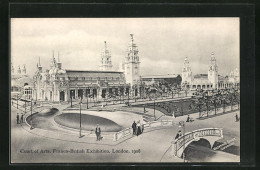 AK London, Franco-British Exhibition 1908, Court Of Arts  - Exhibitions