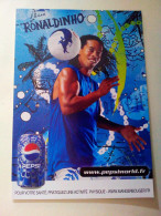 Carte Postale Ronaldinho Pepsi - Personalidades Deportivas