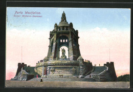 AK Porta Westfalica, Kaiser Wilhelm-Denkmal  - Porta Westfalica