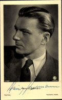 CPA Schauspieler Heinz Engelmann, Portrait, Autogramm - Acteurs