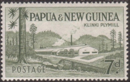 Papua New Guinea 1958 SG20 7d Klinki Plymill MLH - Papua Nuova Guinea