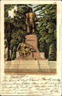 Lithographie Mannheim In Baden, Bismarck-Denkmal - Andere & Zonder Classificatie