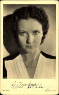 CPA Schauspielerin Ruth Hellberg, Portrait, Autogramm - Actors