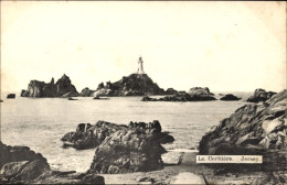 CPA St. Brelade Kanalinsel Jersey, Leuchtturm La Corbiere - Autres & Non Classés