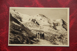 74 - CHAMONIX : Station Des CLACIERS Dans L'ascension Par Téléférique De L'Aiguille Du Midi - Chamonix-Mont-Blanc