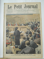 Le Petit Journal N°872 – 4 Août 1907 – Soleilland Devant Ses Juges –Corée -la Garde Japonaise Avec Les émeutiers à Séoul - Le Petit Journal