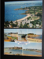 CP 29 Finistère CARANTEC - Lot De 2 Cartes Postales - ILE CALLOT  Séparée De Carantec Par Le Sillon - Plage Du Kelenn - Carantec