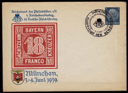 Drittes Reich WW2 1939 Privat-Ganzsache M.SST   (b150 - Andere & Zonder Classificatie