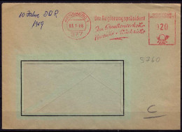 Arnsberg Freistempel Straßenverkehr Rücksicht 1966(d050 - Other & Unclassified