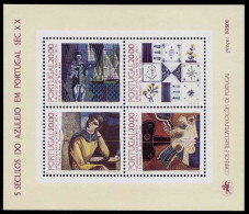 Portugal 1985 500 Jahre Azulejos Block 49 ** Postfrisch MNH   (d327 - Sonstige & Ohne Zuordnung