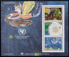 Portugal 1987 Weihnachten UNICEF BLOCK 56 ** (d341 - Other & Unclassified
