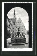AK Ulm /Donau, Blick Aufs Rathaus  - Ulm
