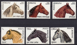 RUMÄNIEN - ROMANIA - 1970 Pferde/Horses Mi.2888-93 Postfr.   (22098 - Other & Unclassified